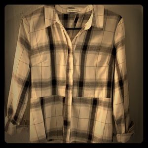 Heartloon button up long sleeve with tie back